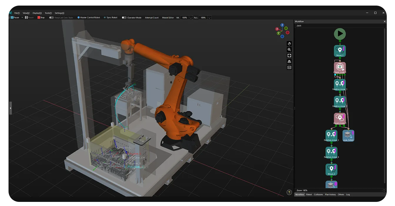 برنامج Mech-Viz لبرمجة الروبوتات