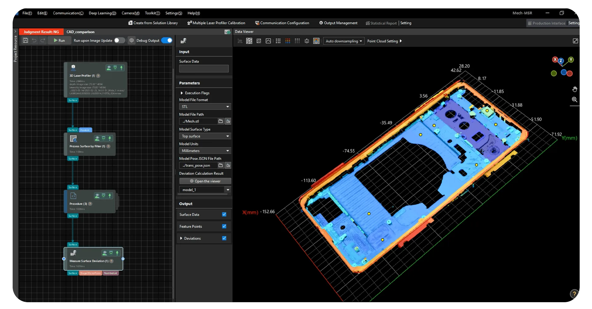 Mech-MSR 3D-Mess- und Inspektionssoftware